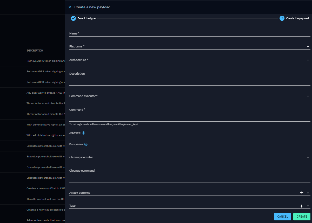 Payloads - OpenBAS Documentation