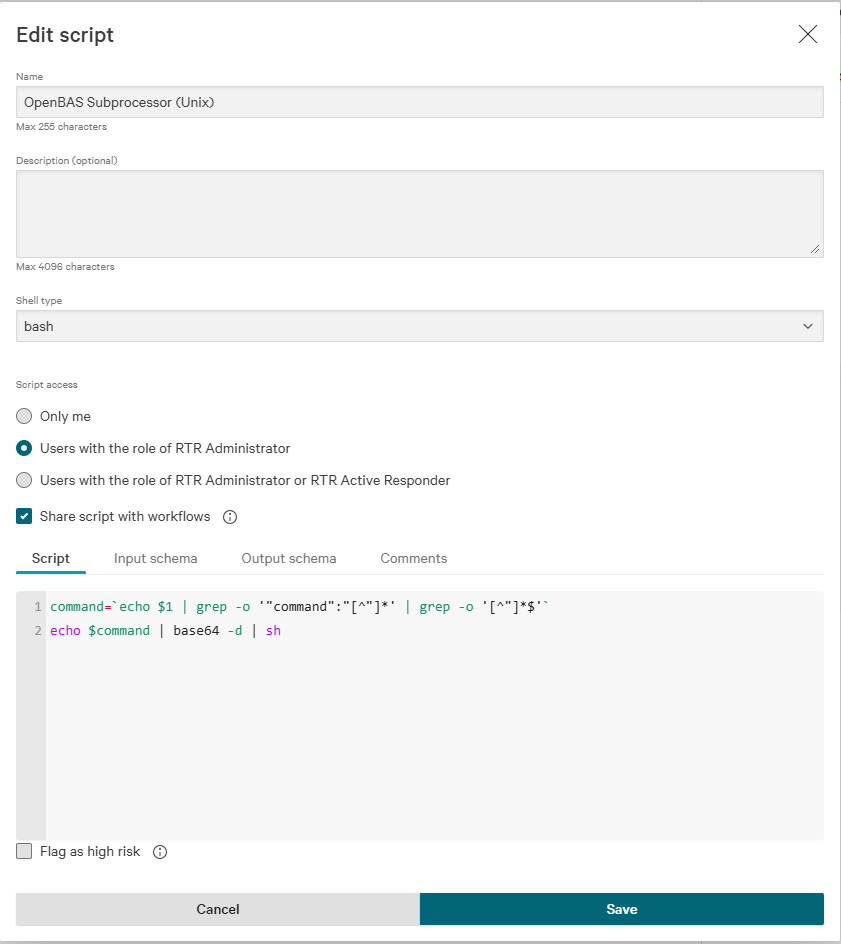 Crowdstrike unix script