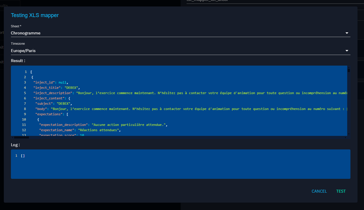 Testing an xls mapper