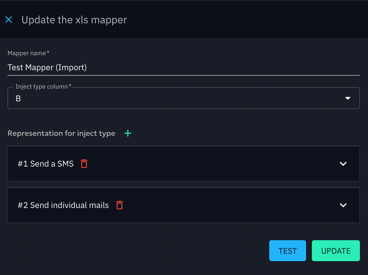 Testing an xls mapper