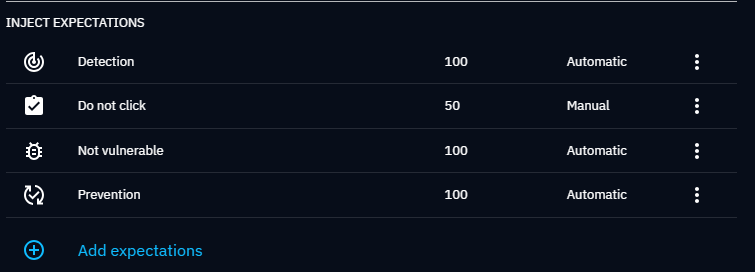 Add expectations to an inject